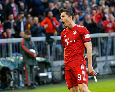  莱万特续写德甲传奇刷新个人进球纪录